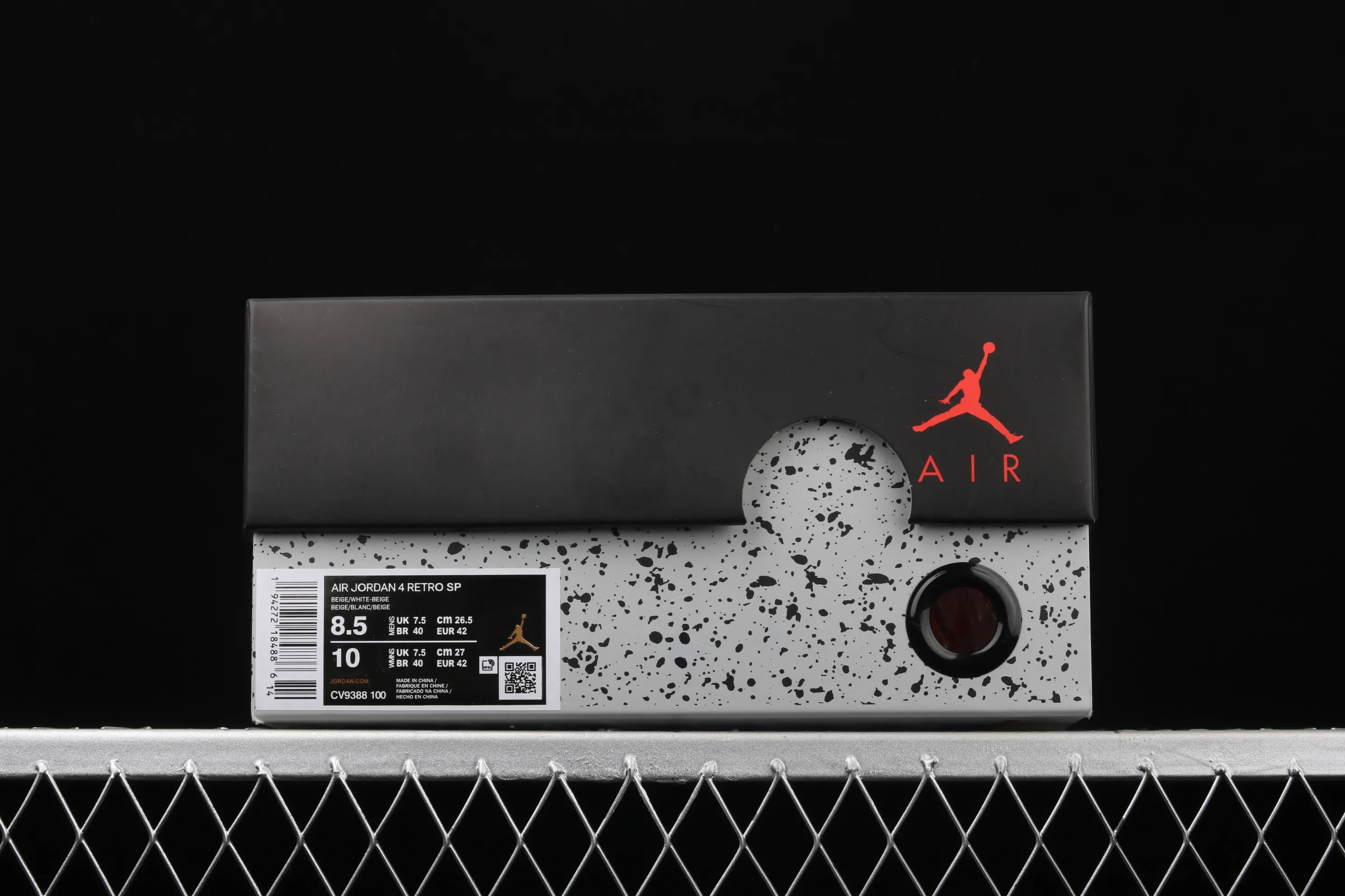 All categories Air Jordan Jordan series basketball shoes Air Jordan 4 OF x Air Jordan 4 Retro "Cream/Sail" AJ4 Jordan 4 mid-top retro casual sports culture basketball shoes CV9388-100